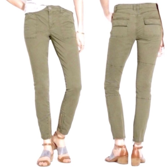 Madewell Pants - Madewell Cotton Olive Pants